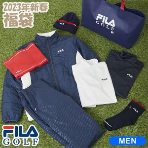 フィラ ゴルフ メンズ FILA 2023年新春福袋 ネイビーセット