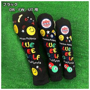 ブルーティーゴルフ スマイル ニットヘッドカバ...の詳細画像2