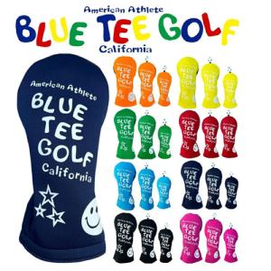 ブルーティーゴルフ ストレッチスマイル ヘッドカバー BLUE TEE GOLF BTG-HC033｜golkin