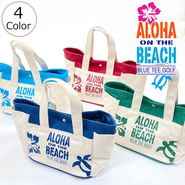 ブルーティーゴルフ ALOHA ON THE BEACH ラウンドトートバッグ BLUE TEE G...