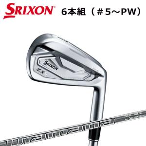 ダンロップ スリクソン ZX5 Mk2 アイアン 6本組（＃5〜9、PW） Diamana ZX-II for IRON カーボンシャフト SRIXON｜golkin