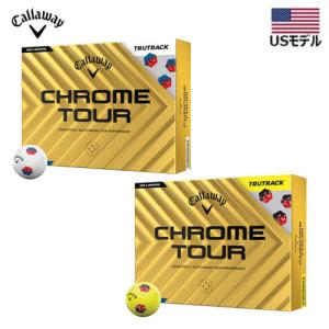 【USモデル】 キャロウェイ クロムツアー トゥルートラック  ゴルフ ボール 1ダース [12球入り]  CHROME TOUR