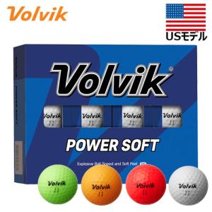 【USモデル】 ボルビック パワーソフト ゴルフ ボール 1ダース [12球入り] Volvik Power Soft
