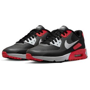 ナイキ ゴルフシューズ NIKE AIR MAX 90 G エアマックス 90 G アイアングレー/ブラック/インフラレッド23/ホワイト メンズシューズ CU9978-010｜golkin