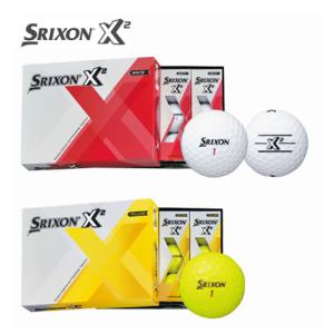 【日本正規品】 ダンロップ スリクソン SRIXON X2 エックスツー ゴルフボール 1ダース [12球入り]