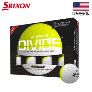 【USモデル】 ダンロップ スリクソン SRIXON Z-STAR DIVIDE ゴルフ ボール [12球入り] ディバイド 2023年モデル｜golkin