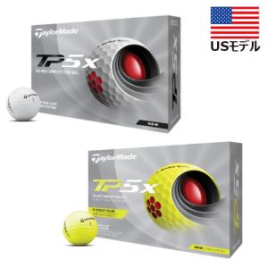 【USモデル】 2021 テーラーメイド New TP5x ゴルフボール 1ダース [12球入り]　TaylorMade