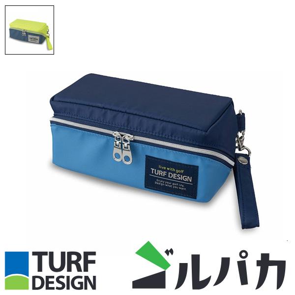 TURF DESIGN ターフデザイン ゴルパカ ポーチ Lサイズ W180×H80×D80mm T...