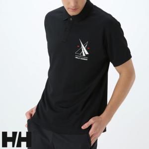 ヘリーハンセン ポロシャツ メンズ HELLY HANSEN ショートスリーブ ツインセイルポロ S/S Twin Sail Polo カジュアル アウトドア キャンプ HH32400 UM｜golkin