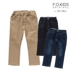 パンツ エフオーキッズ 男の子 120cm 130cm 140cm 150cm R421073 すぽ軽テーパードパンツ 10分丈 F.O.KIDS キッズ  ジュニア ストレッチ ウエストゴム｜golly gee