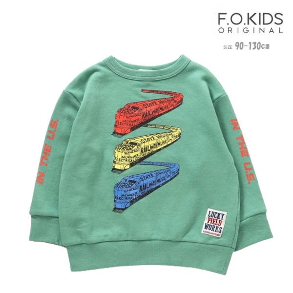 トレーナー エフオーキッズ 男の子 90cm 100cm 110cm R411114 アメリカンレイ...