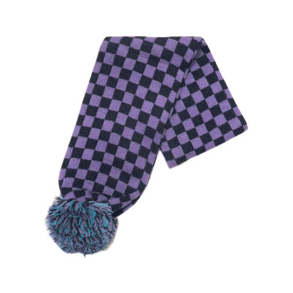 マフラー ザジーザップス ZAZZY ZAPS 男の子 ブロックチェックマフラー