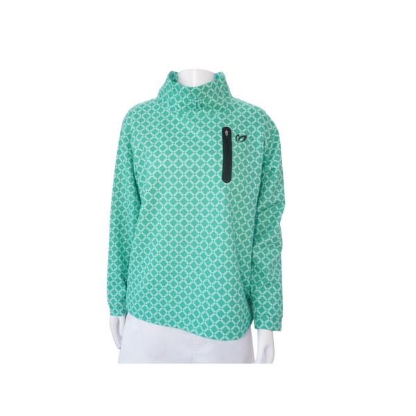 MASTER BUNNY EDITIONSPXカラミメッシュMBEボックスプリント長袖モックネックカ...