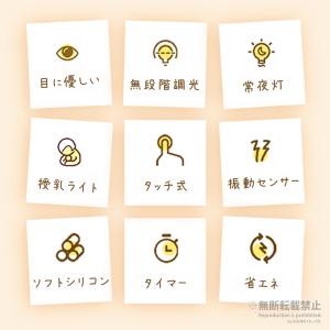 ユニコーン ライト 時計 目覚まし時計 間接照...の詳細画像4