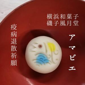 アマビエ 厄除け 上生菓子 練り切り 個包装 箱入 2個入り｜gomadaremochi