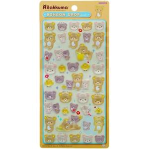ボンボンドロップシール リラックマ ごゆるり サンスター文具 正規品
