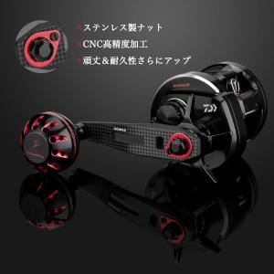 ベイトリール パワーハンドル カーボン 75m...の詳細画像1