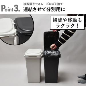ゴミ箱 45リットル 屋外 ダストボックス 分...の詳細画像5