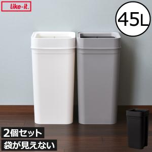ゴミ箱 スリム おしゃれ 45L 2分別 キッチ...の商品画像