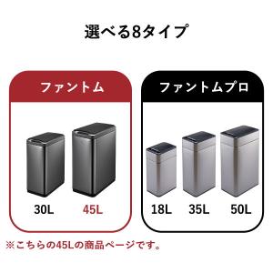 ゴミ箱 おしゃれ 45リットル キッチン用 大...の詳細画像2