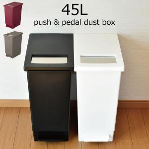 ゴミ箱 おしゃれ 45リットル キッチン 分別 スリム リビング 蓋付き フタ付き ペダル式 ごみ箱 ユニード プッシュ ペダルダストボックス 45l Mt109a 100 ゴミ箱 Com 通販 Yahoo ショッピング