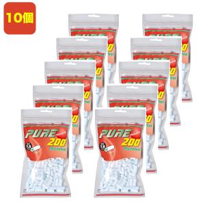 10個セット PURE 手巻きタバコ用 シャグ用 レギュラー チャコール