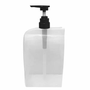 粘度の高い液体対応のポンプ付き詰め替え容器 PM-1000 ホワイト 1000ml