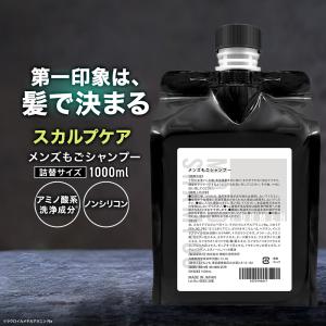 スカルプシャンプー メンズもごシャンプー 1000ml メンズシャンプー 詰め替え ノンシリコン アミノ酸  スカルプケア 頭皮 ヘマチン 美容室専売 サロン