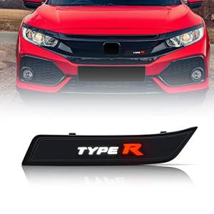 Archaicホンダ シビック フロントグリル ライト ランプ FK7 FK8 Type R FC1 照明用 ABS製 外装パーツ HONDA CIV