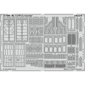 エデュアルド 1/72 He 111P-2 外装パーツセット エアフィックス用