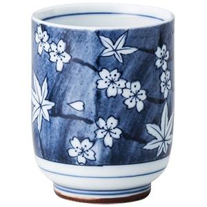 山下工芸 湯呑み 磁器 6.4×8.2cm もみじ桜京丸湯呑 小 15024190