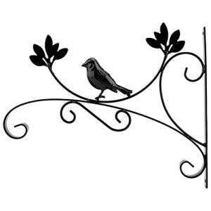 COLORBIRD アイアンブラケット 小鳥 アンティーク ガーデニング おしゃれ ソーラー ランタン 提灯 ライト フック ハンギング