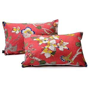 Kuai クッションカバー 45cm 60cm 30×50cm 花柄 オリエンタル アンティーク シノワズリ アジアン 北欧 インテリア ポリエステル