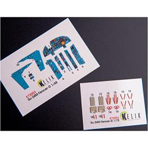 レスキット 1/72 スホーイ Su-24M フェンサー 内装3Dデカール  プラモデル用デカール RSKK72003