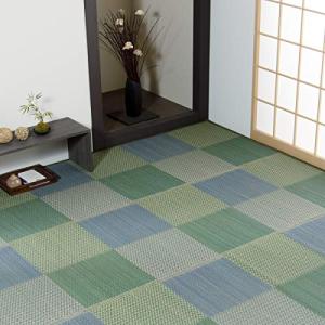 イケヒコ い草 ラグ カーペット 花ござ ピーア 江戸間6畳