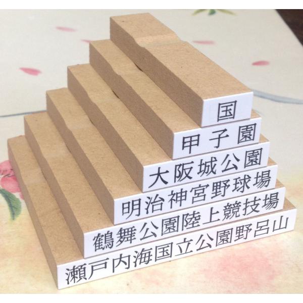 ゴム印・横８０ミリまで、文字の高さ5.5ミリ（15.5ポイント相当）フリーサイズ１行印