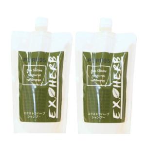 【２個セット】パーミングジャパン ピュア95　EXハーブシャンプー ４００ｍｌ詰替