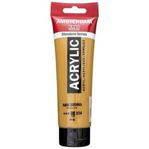 ターレンス アクリル絵具 アムステルダムアクリリックカラー ローシェンナ T1709-234 120ml