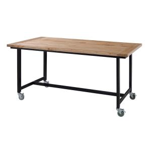 ワーカーテーブル [GUY-673/シンプル/ウッド/天然木/W150×D80×H72]