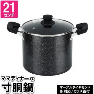 アカオアルミ 展示品 アルミ ドン 30cm 寸胴鍋 ◇ メモリ ふた付き 21