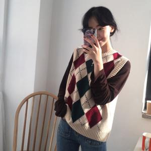 アーガイル ベスト レディーストップス の商品一覧 ファッション 通販 Yahoo ショッピング