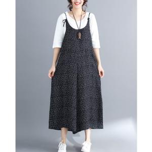 レディース  ボトムス サロペット オーバーオール ワイドパンツ ガウチョパンツ スカーチョ ドット柄 水玉 Good Clothes