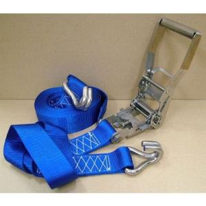 ステンレス ラッシングベルト(荷締器)ベルト幅 50mm Jフック