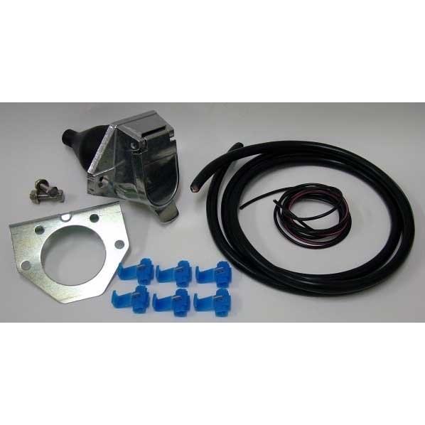 車両側　アルミソケット(ブラケット付) &amp; 配線キット