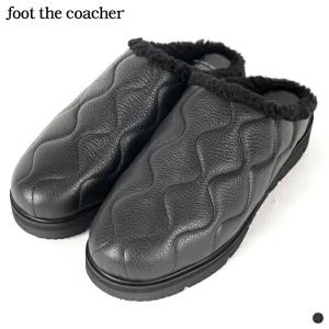 【SALE】フットザコーチャー モックサンダル ウェイブステッチ FTC2134015 foot the coacher MOC SANDALS  WAVE STITCH シューズ 靴 レザー ビブラムソール 21FW