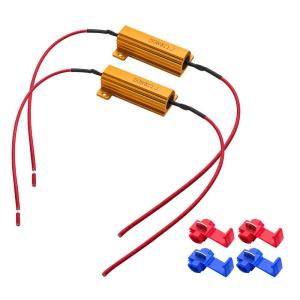 Safego LEDランプ抵抗器 12V 50W 3Ω 50w 3オーム 負荷抵抗を修正し