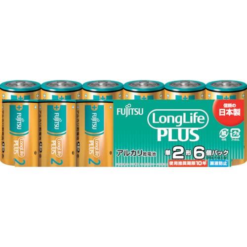 FDK(株) 富士通 アルカリ乾電池単2 Long Life Plus 6個パック LR14LP(6...