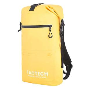 TaoTech スクエア 防水バッグ リュック ドライバッグ 完全防水 長方形 四角形 スポーツバッグ アウトドア 25L 30L 男女兼用(イエロー, 30L/スクエア｜good-deal