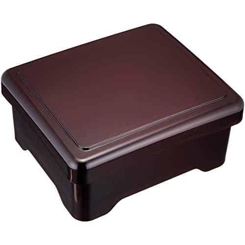 ミタニ 山中漆器 山中塗 うな重箱 食洗機対応 約17×14×8cm 角型 溜 日本製 M14347...