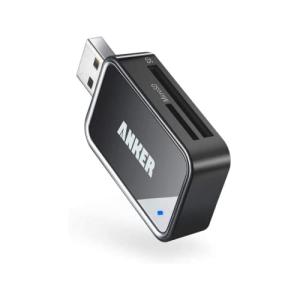 Anker 2-in-1 USB 3.0 ポータブルカードリーダー【microSDXC / microSDHC / microSD / MMC / RS-MMC / UHS-Iカード用】｜グッドディール